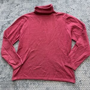 Studio 121 100% Merino Wool Roll Neck Jumper Made in Italy Size Large